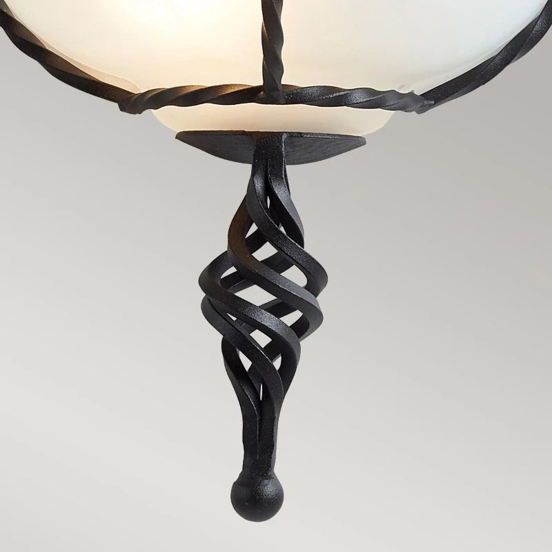 Elstead Lighting LED Wandlamp Pembroke | 1X E27 Max 60W | Black