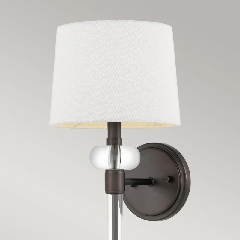 Quoizel LED Wandlamp Barbour | 1X E14 Max 40W | Harbor Bronze