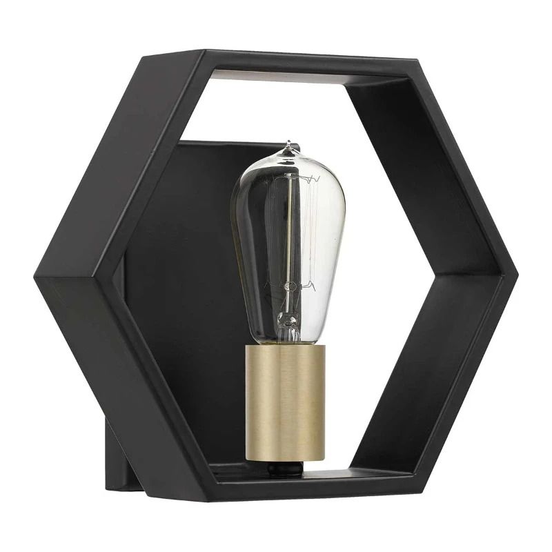 Quoizel LED Wandlamp Bismarck | 1X E27 Max 60W | Earth Black