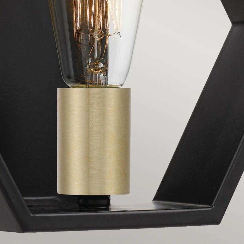 Quoizel LED Wandlamp Bismarck | 1X E27 Max 60W | Earth Black