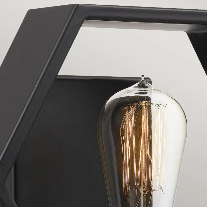 Quoizel LED Wandlamp Bismarck | 1X E27 Max 60W | Earth Black