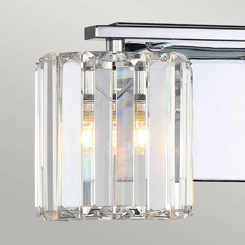 Quoizel LED Badkamerarmatuur Divine | 3W 3000K 300Lm 830 | IP44 | Polished Chrome