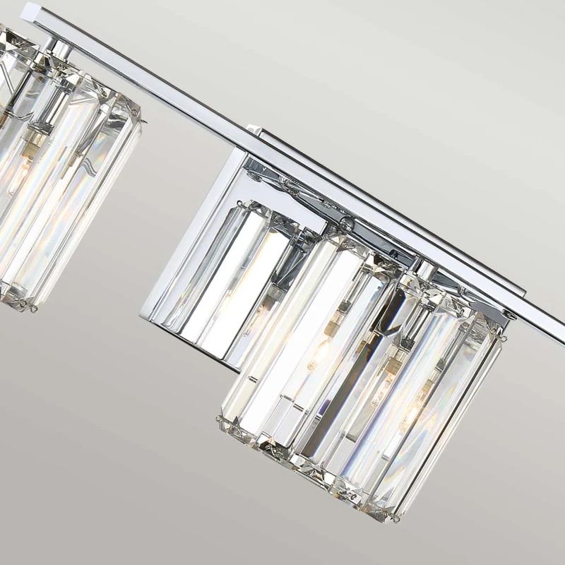Quoizel LED Badkamerarmatuur Divine | 3W 3000K 300Lm 830 | IP44 | Polished Chrome