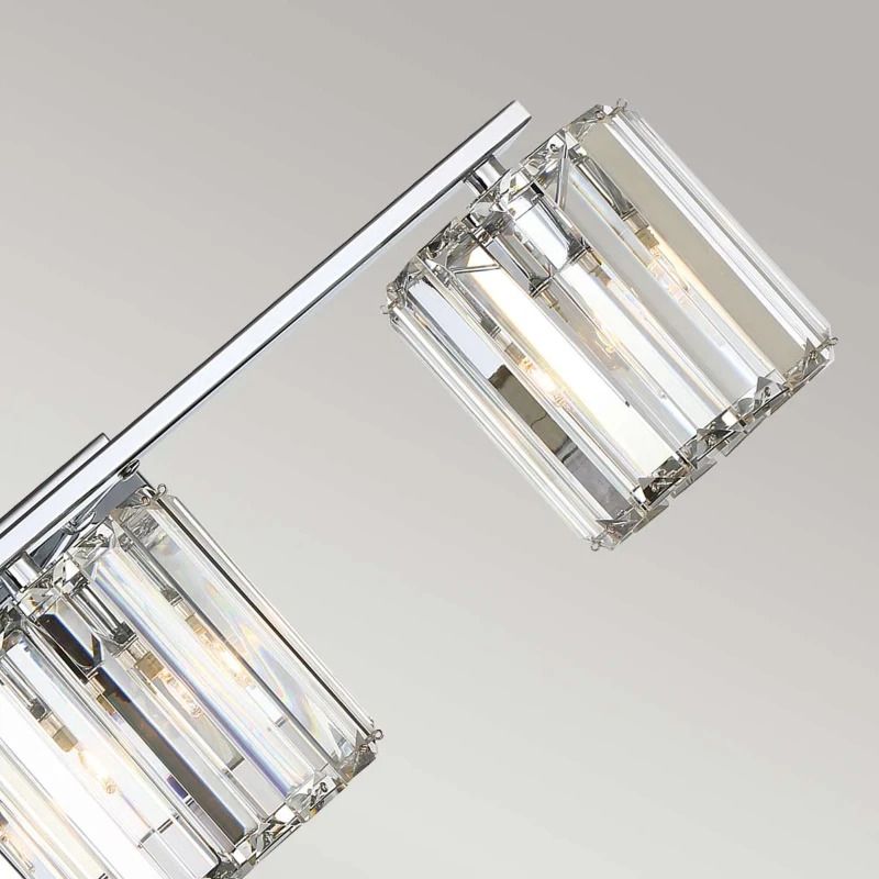 Quoizel LED Badkamerarmatuur Divine | 3W 3000K 300Lm 830 | IP44 | Polished Chrome