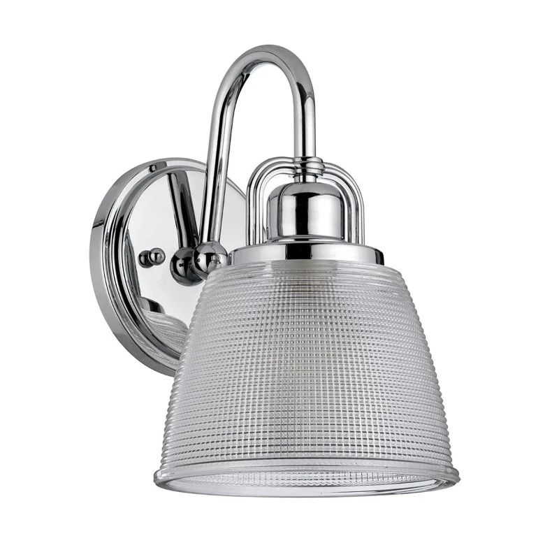 Quoizel LED Wandlamp Dublin | 3W 3000K 300Lm 830 | IP44 | Dimbaar | Polished Chrome