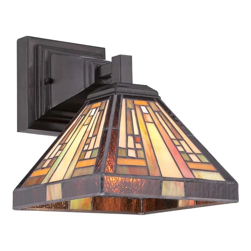 Quoizel Tifanny LED Wandlamp Stephen | 1X E27 Max 60W | Vintage Bronze