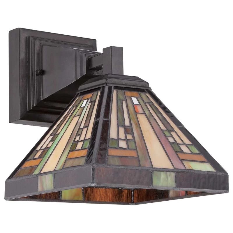 Quoizel Tifanny LED Wandlamp Stephen | 1X E27 Max 60W | Vintage Bronze