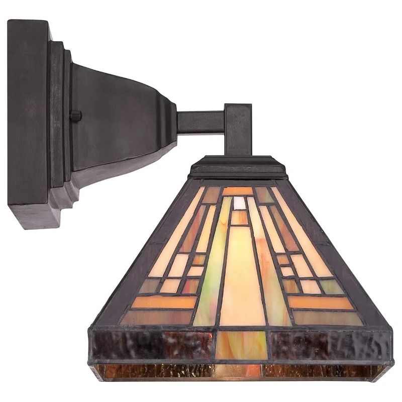Quoizel Tifanny LED Wandlamp Stephen | 1X E27 Max 60W | Vintage Bronze