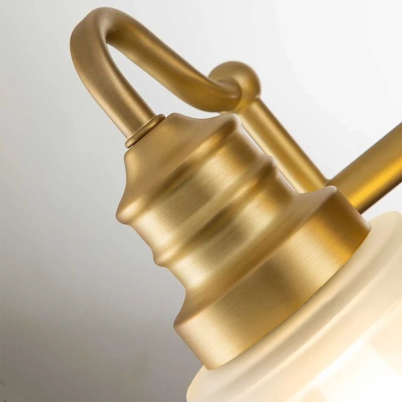 Quoizel LED Badkamerarmatuur Swell | 3W 3000K 300Lm 830 | IP44 | Dimbaar | Brushed Brass