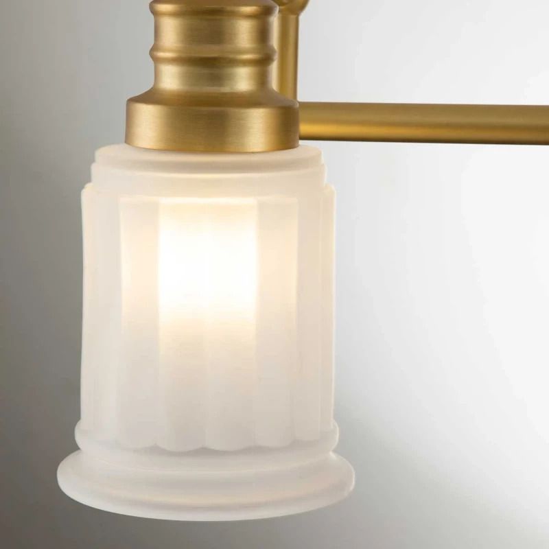 Quoizel LED Badkamerarmatuur Swell | 3W 3000K 300Lm 830 | IP44 | Dimbaar | Brushed Brass