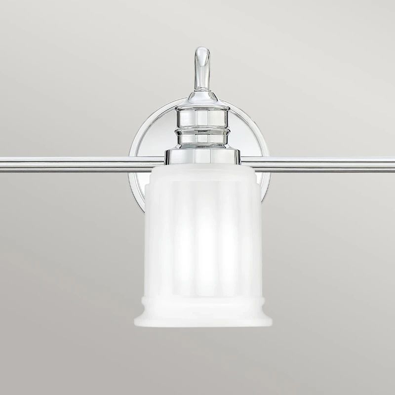 Quoizel LED Badkamerarmatuur Swell | 3W 3000K 300Lm 830 | IP44 | Dimbaar | Polished Chrome