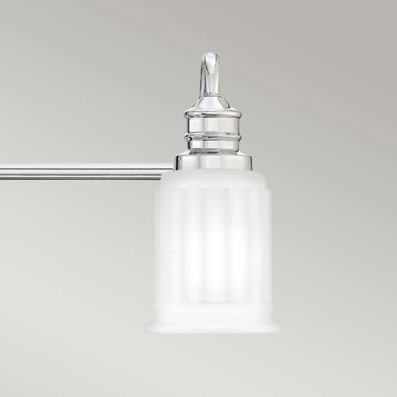 Quoizel LED Badkamerarmatuur Swell | 3W 3000K 300Lm 830 | IP44 | Dimbaar | Polished Chrome