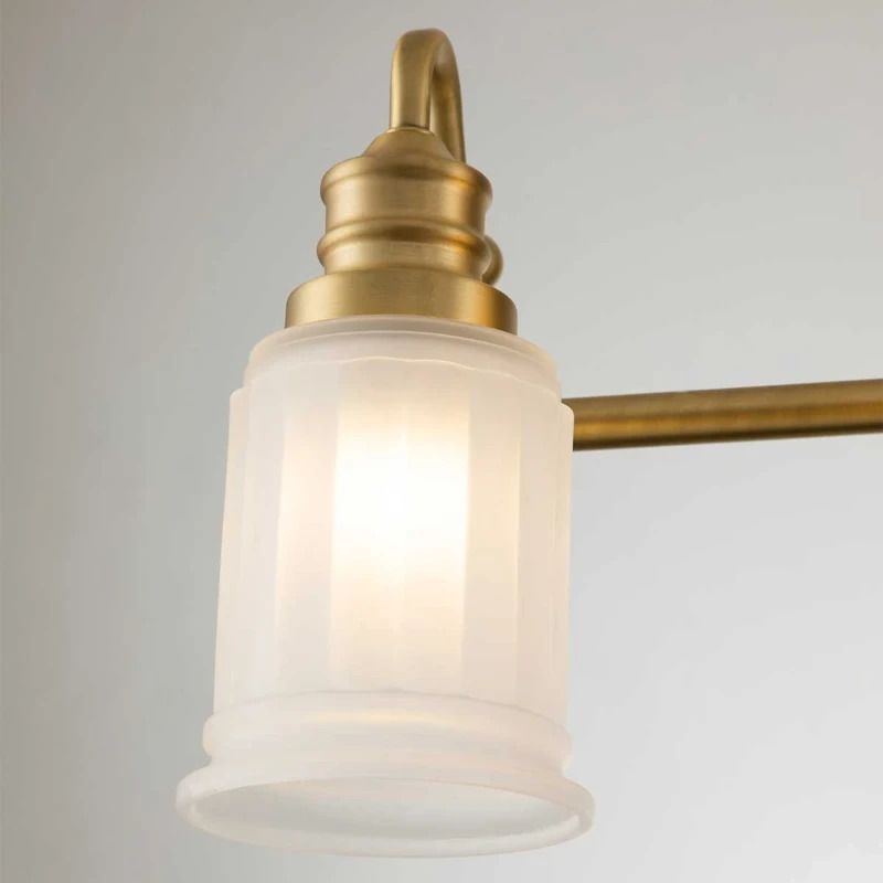 Quoizel LED Badkamerarmatuur Swell | 3W 3000K 300Lm 830 | IP44 | Dimbaar | Brushed Brass