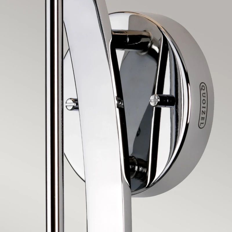 Quoizel LED Badkamerarmatuur Taylor | 3W 3000K 300Lm 830 | IP44 | Dimbaar | Polished Chrome