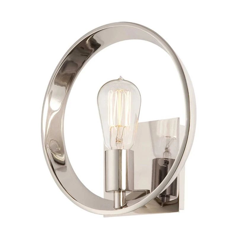 Quoizel LED Wandlamp Theater Row | 1X E27 Max 60W | Imperial Silver