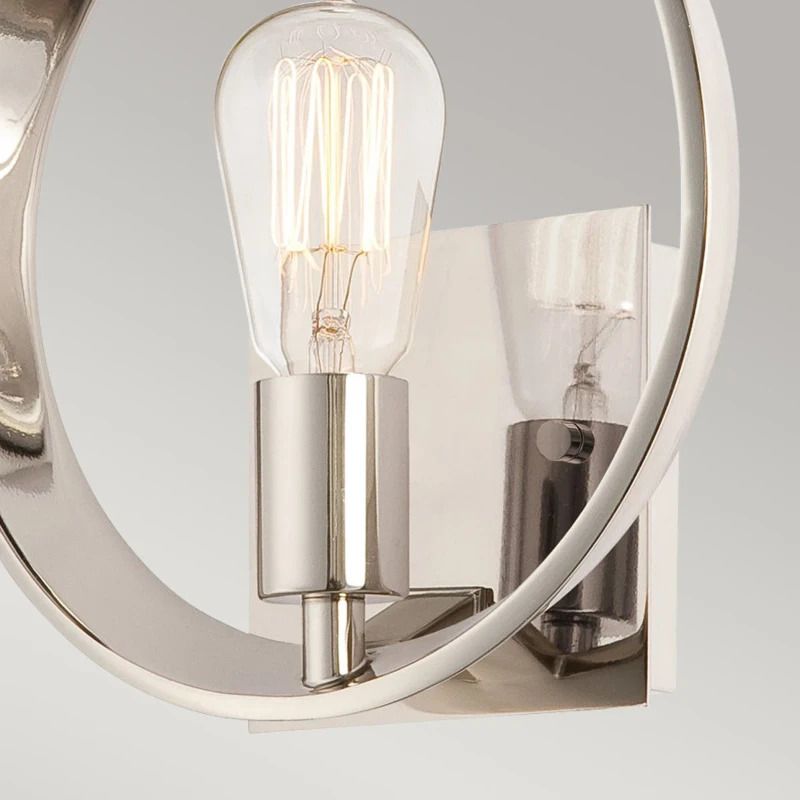 Quoizel LED Wandlamp Theater Row | 1X E27 Max 60W | Imperial Silver