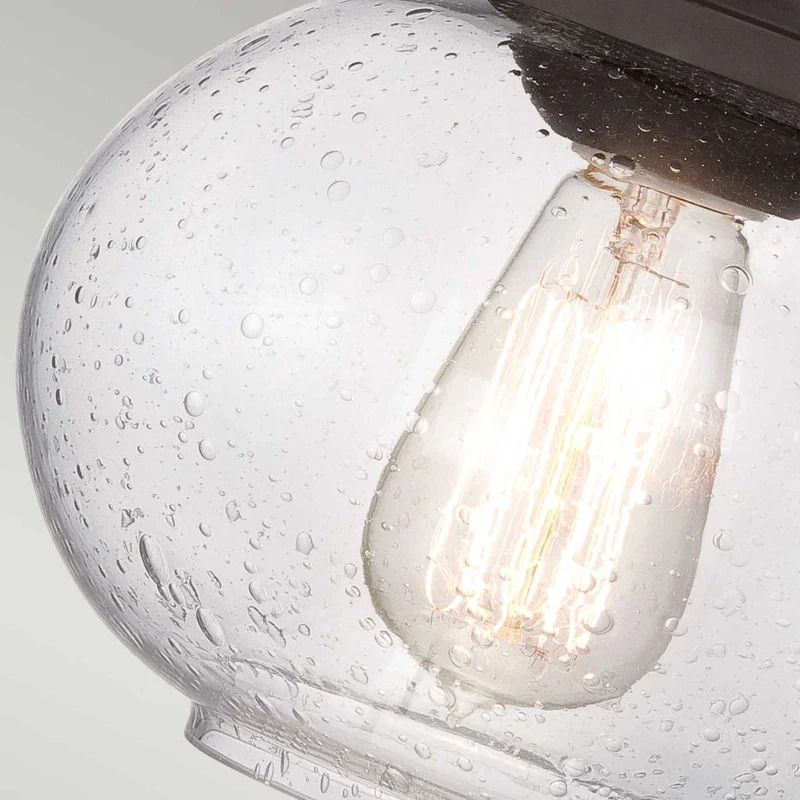 Quoizel LED Wandlamp Trilogy | 1X E27 Max 60W | Old Bronze