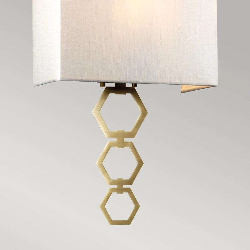 Elstead Lighting LED Wandlamp Ria | 1X E27 Max 60W | Aged Brass