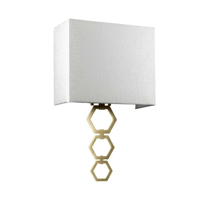 Elstead Lighting LED Wandlamp Ria | 1X E27 Max 60W | Aged Brass