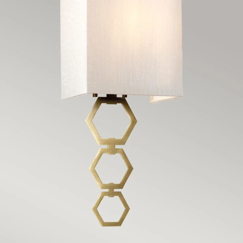 Elstead Lighting LED Wandlamp Ria | 1X E27 Max 60W | Aged Brass