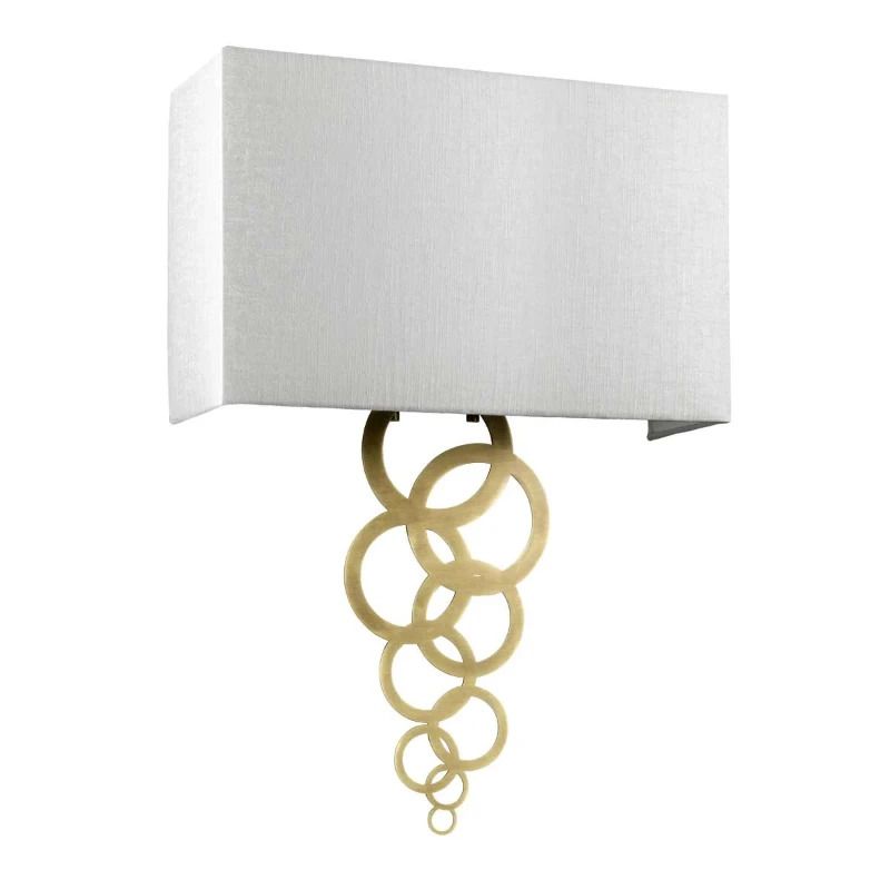 Elstead Lighting LED Wandlamp Rosa | 2X E27 Max 60W | Aged Brass