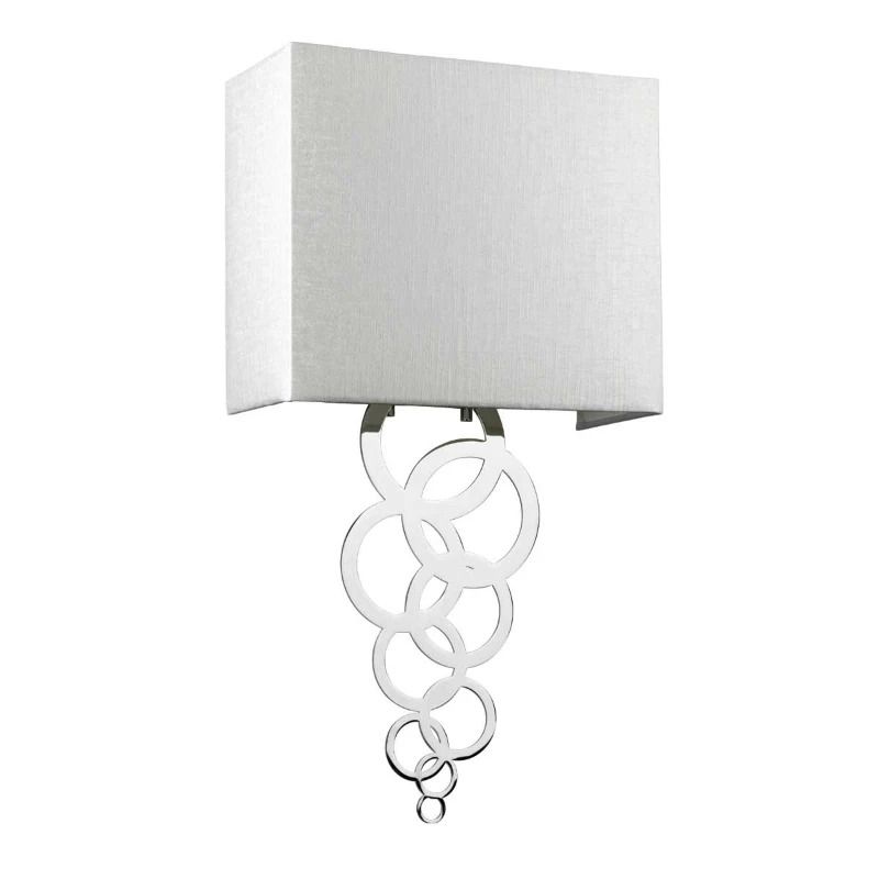 Elstead Lighting LED Wandlamp Rosa | 1X E27 Max 60W | Polished Chrome