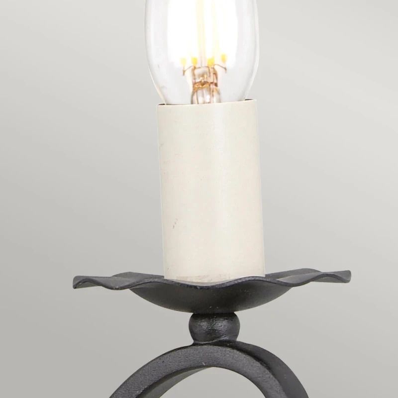 Elstead Lighting LED Wandlamp Rectory | 2X E14 Max 60W | Black