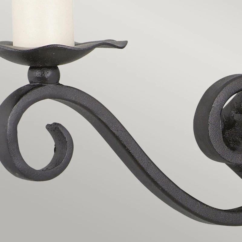 Elstead Lighting LED Wandlamp Rectory | 2X E14 Max 60W | Black