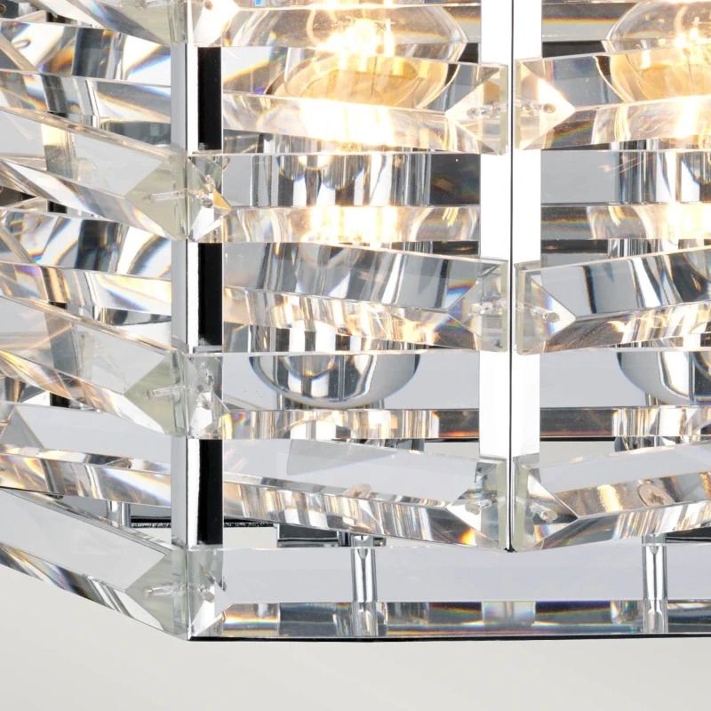 Elstead Lighting LED Wandlamp Shoal | 2X E27 Max 60W | Polished Nickel