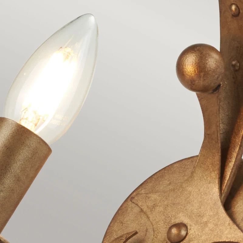 Elstead Lighting LED Wandlamp Windsor | 1X E14 Max 60W | Gold Patina