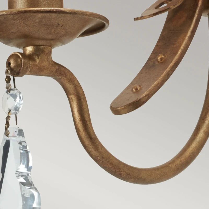 Elstead Lighting LED Wandlamp Windsor | 1X E14 Max 60W | Gold Patina