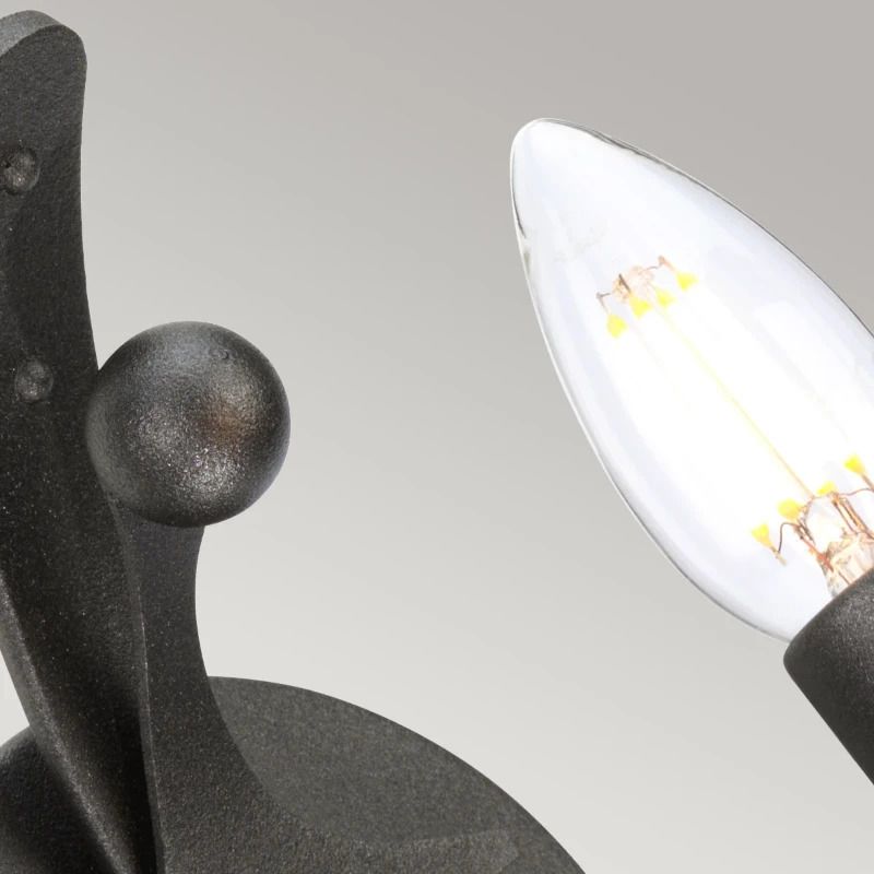 Elstead Lighting LED Wandlamp Windsor | 1X E14 Max 60W | Graphite