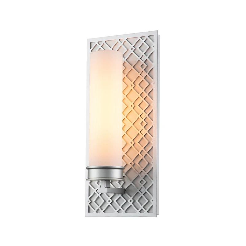 Elstead Lighting LED Wandlamp Ziggy | 1X E27 Max 40W | IP44 | Lacquered Silver