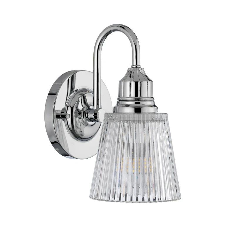Quintiesse LED Badkamerarmatuur Addison | 3W 3000K 300Lm 830 | IP44 | Dimbaar | Polished Chrome