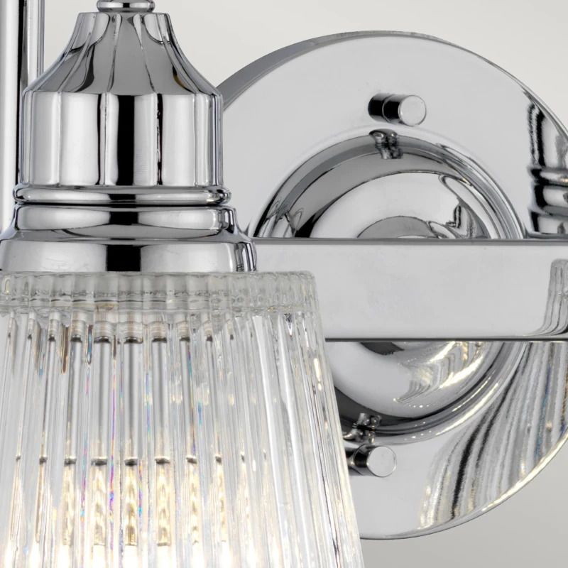 Quintiesse LED Badkamerarmatuur Addison | 3W 3000K 300Lm 830 | IP44 | Dimbaar | Polished Chrome