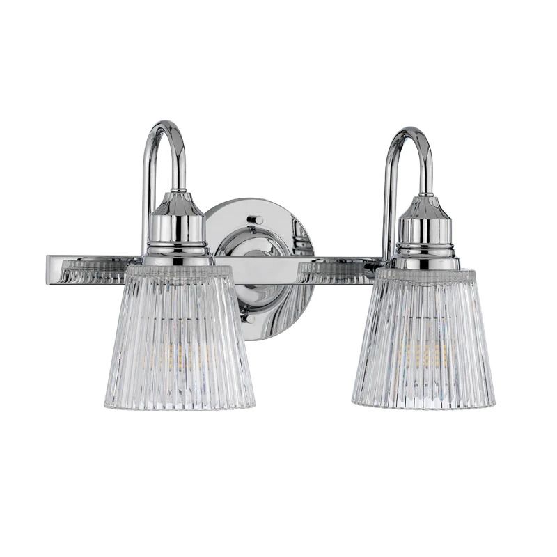 Quintiesse LED Badkamerarmatuur Addison | 3W 3000K 300Lm 830 | IP44 | Dimbaar | Polished Chrome