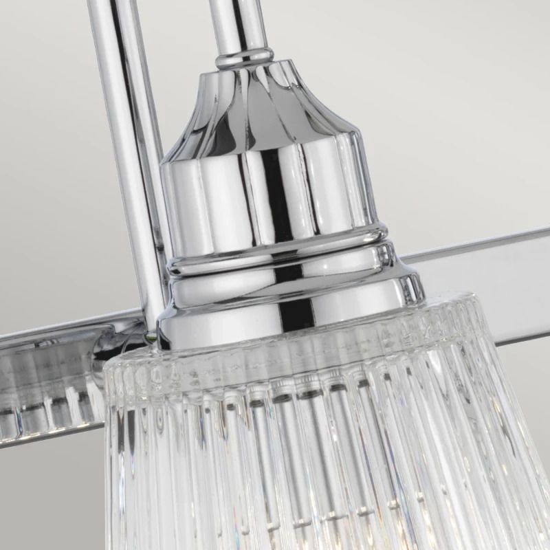 Quintiesse LED Badkamerarmatuur Addison | 3W 3000K 300Lm 830 | IP44 | Dimbaar | Polished Chrome