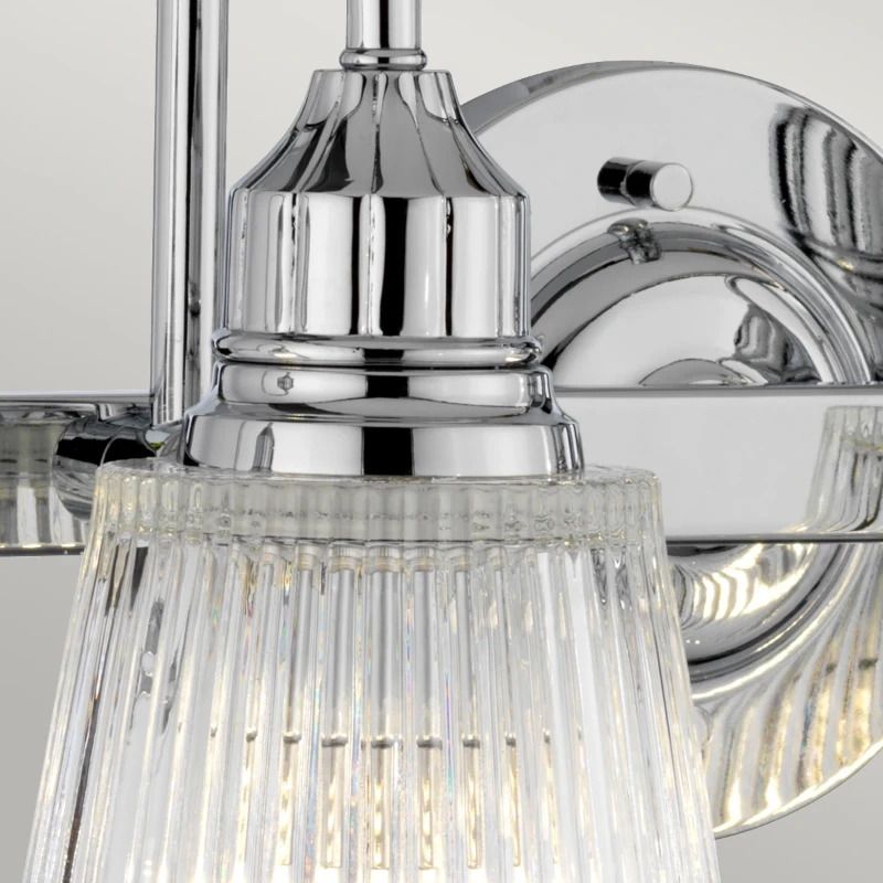 Quintiesse LED Badkamerarmatuur Addison | 3W 3000K 300Lm 830 | IP44 | Dimbaar | Polished Chrome