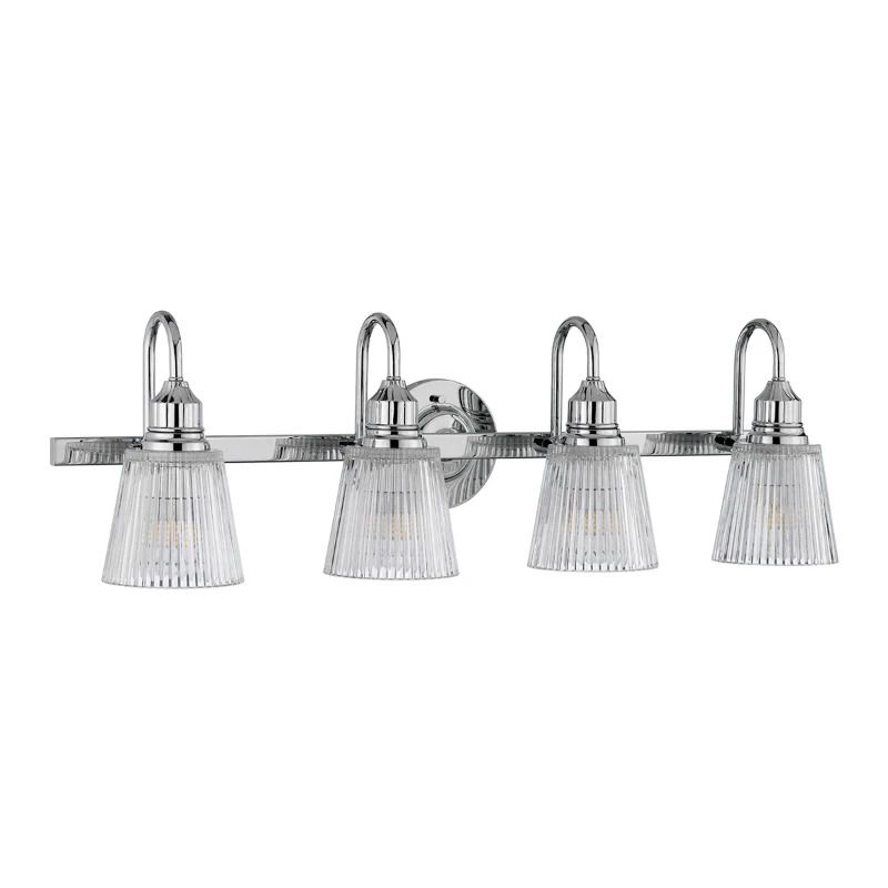 Quintiesse LED Badkamerarmatuur Addison | 3W 3000K 300Lm 830 | IP44 | Dimbaar | Polished Chrome
