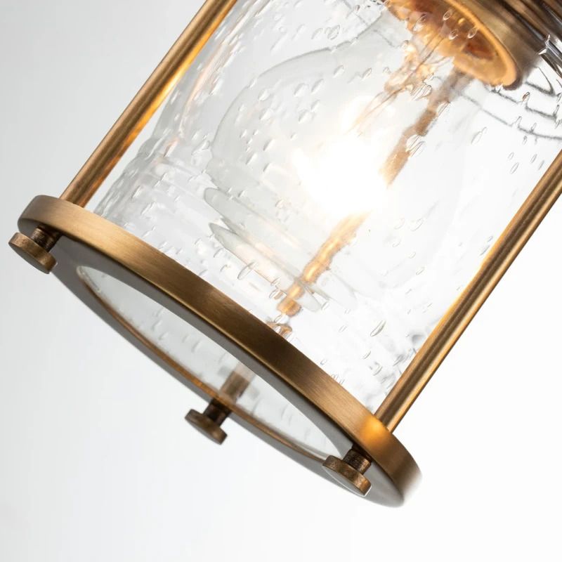 Kichler LED Badkamerarmatuur Ashland Bay | 3X E27 Max 60W | IP44 | Natural Brass