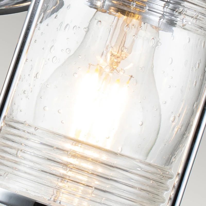 Kichler LED Badkamerarmatuur Ashland Bay | 4X E27 Max 60W | IP44 | Polished Chrome