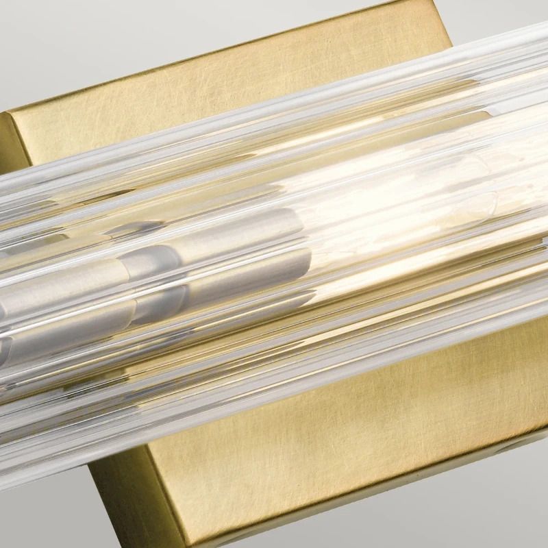 Kichler LED Wandlamp Azores | 4X E14 Max 40W | IP44 | Natural Brass