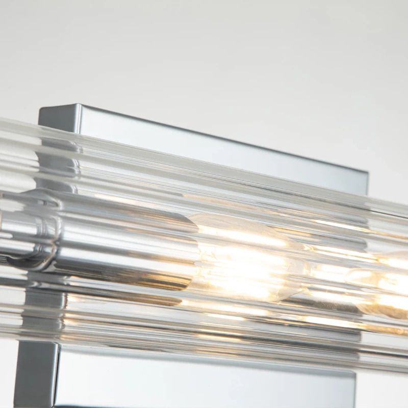 Kichler LED Wandlamp Azores | 4X E14 Max 40W | IP44 | Polished Chrome