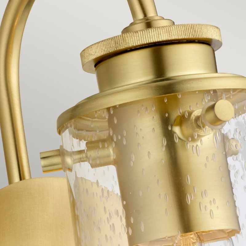 Kichler LED Wandlamp Braelyn | 1X E27 Max 40W | IP44 | Brushed Brass