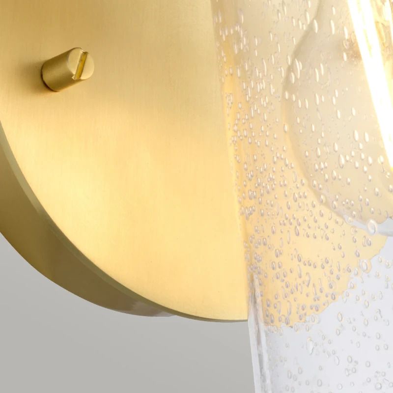 Kichler LED Wandlamp Braelyn | 1X E27 Max 40W | IP44 | Brushed Brass
