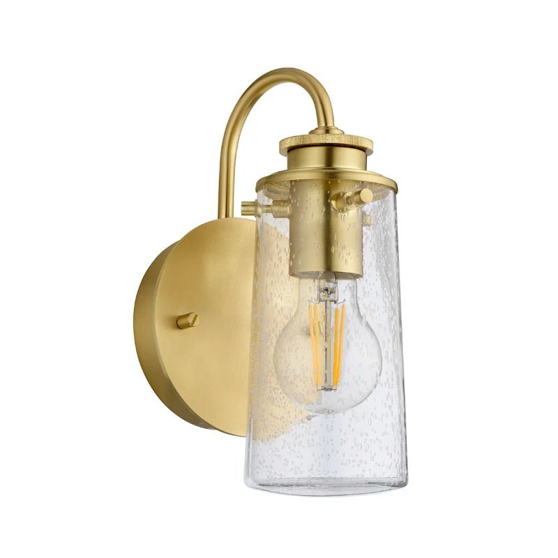 Kichler LED Wandlamp Braelyn | 1X E27 Max 40W | IP44 | Brushed Brass