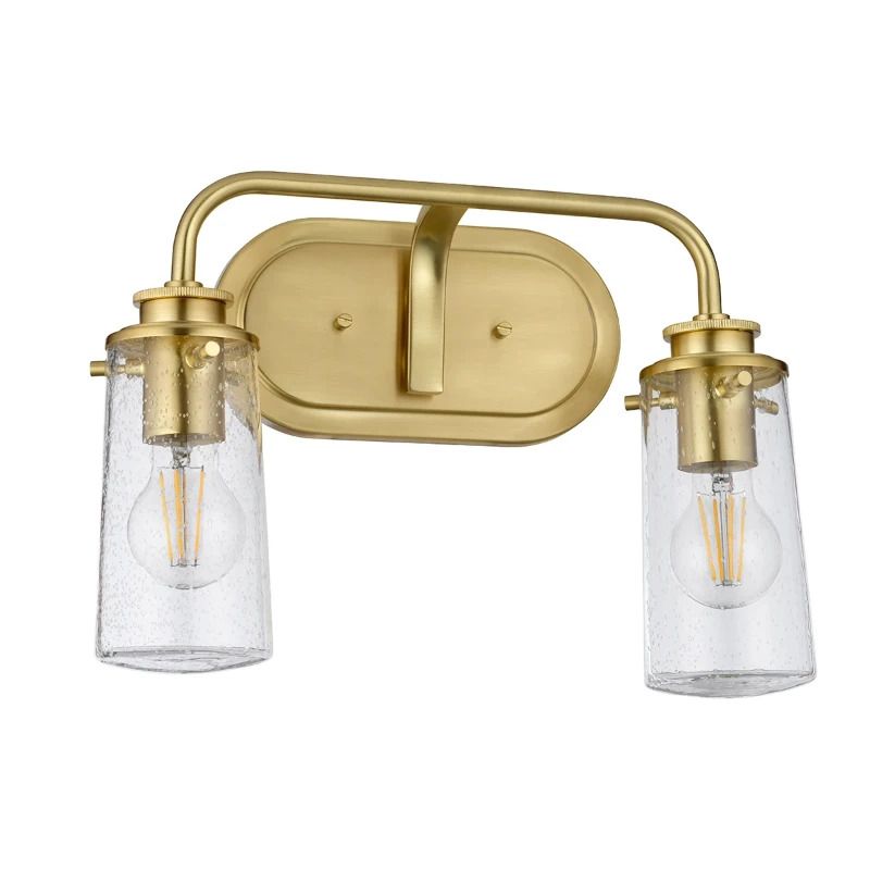 Kichler LED Wandlamp Braelyn | 2X E27 Max 40W | IP44 | Brushed Brass