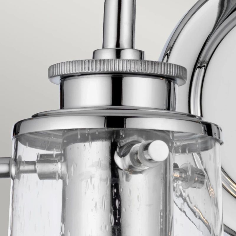 Kichler LED Wandlamp Braelyn | 2X E27 Max 40W | IP44 | Polished Chrome