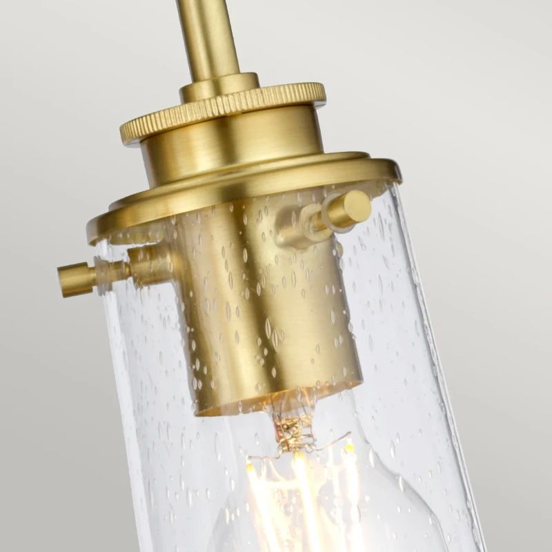 Kichler LED Wandlamp Braelyn | 3X E27 Max 40W | IP44 | Brushed Brass
