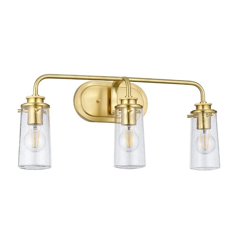 Kichler LED Wandlamp Braelyn | 3X E27 Max 40W | IP44 | Brushed Brass
